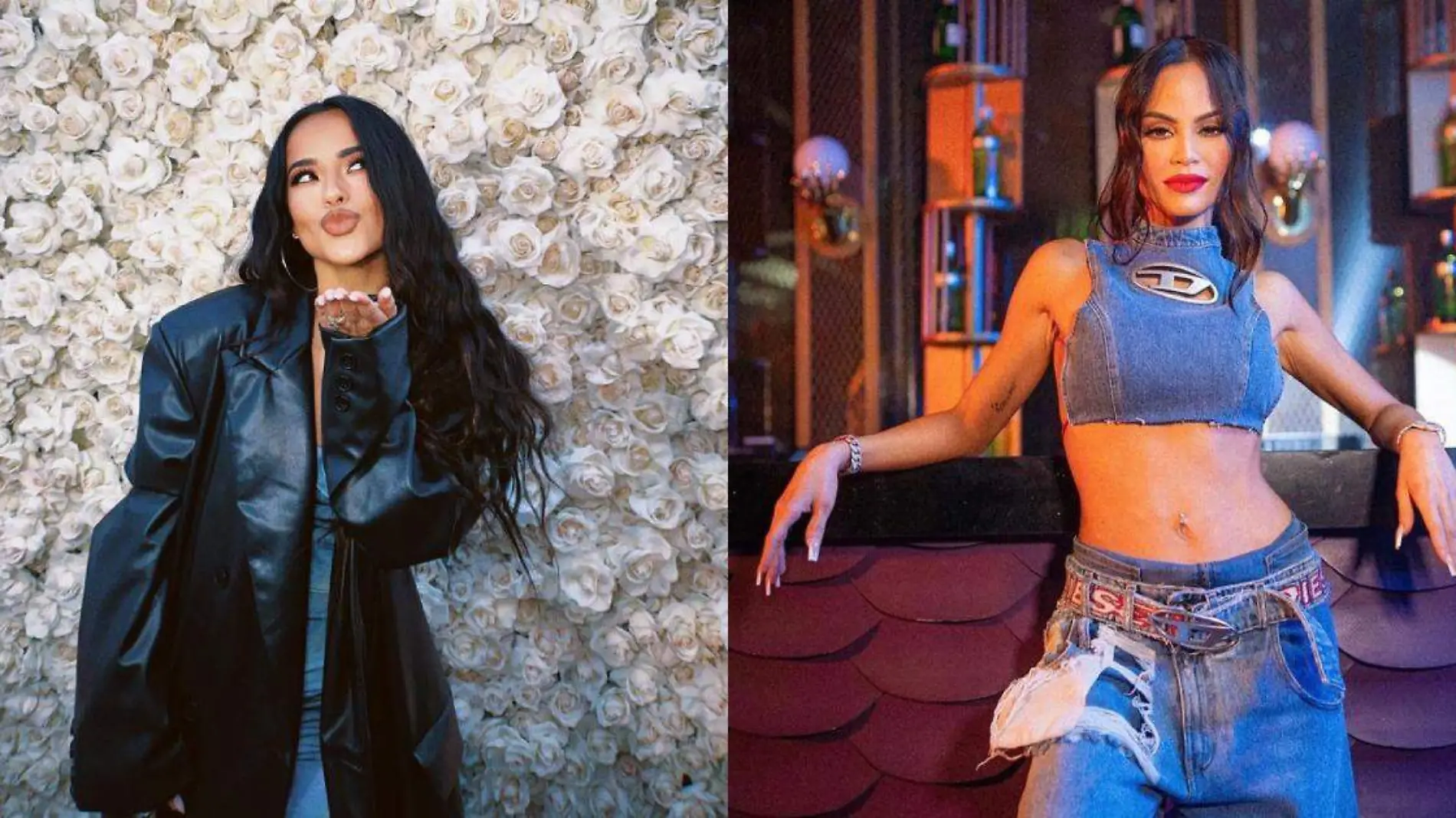 Natti Natasha y Becky G dividen comentarios por beso en el Festival Coachella 